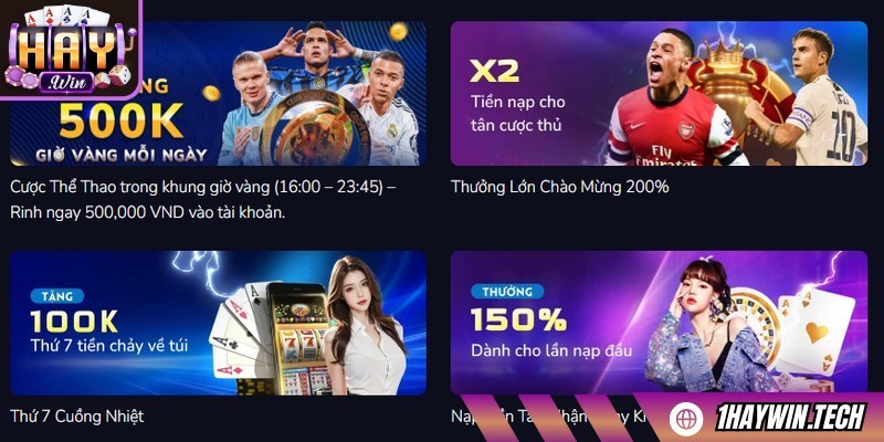 Tin tức HAYWIN update liên tục các sự kiện hoàn trả mới nhất