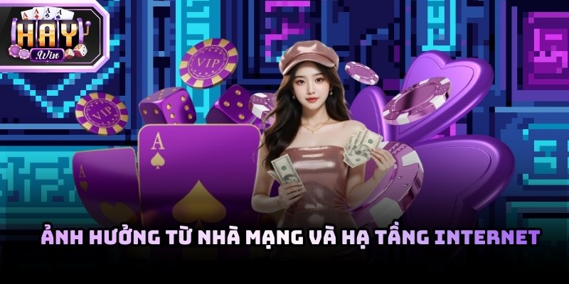 Nhà mạng và hạ tầng internet có tác động trực tiếp đến khả năng truy cập Haywin